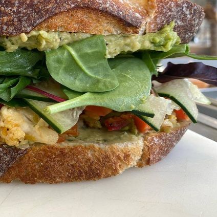 Chickpea & Avocado Sandwich
