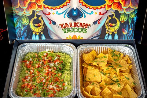 Guacamole & Chips Platter