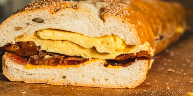 Egg, Meat & Cheese Hero