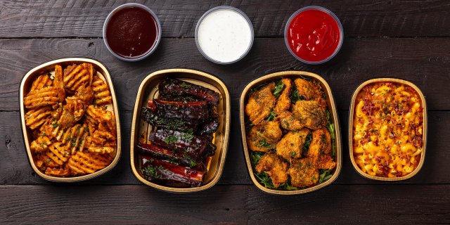 Fried Chicken & Ribs Family Meal Package