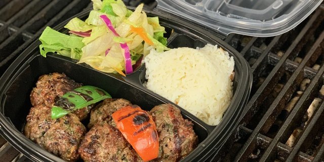 Lamb Kofte Kebab Plate