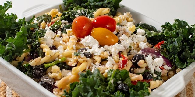 Spinach & Feta Pasta Salad