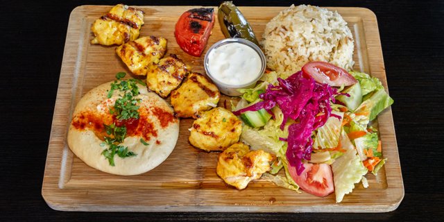 Chicken Shish Kebab Platter