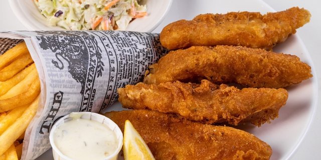 Crispy Beer-Battered Fish & Chips