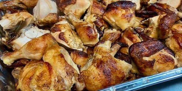 Rotisserie Chicken Party Pan