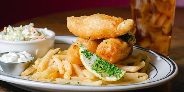 Beer Battered Fish & Chips