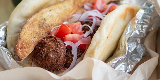 Crispy Red Lentil Falafel