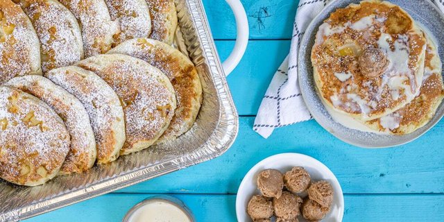 Pineapple Upside Down Pancake Platter