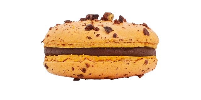 Orange Truffle Macaron