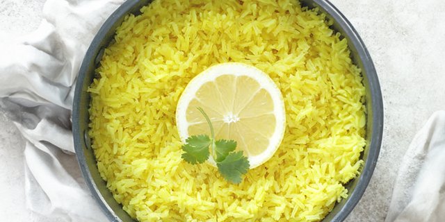 Vegan Lemon & Turmeric Rice