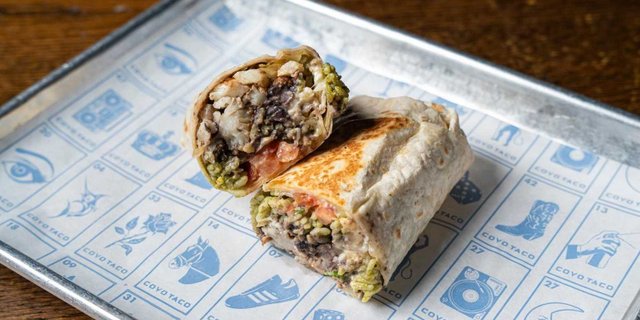 Vegetarian Burrito Boxed Meal