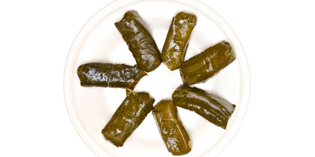 Grape Leaves Tray