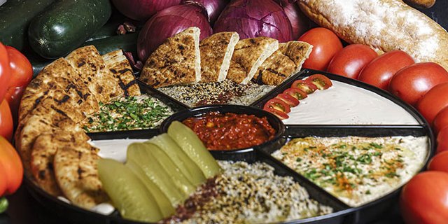 Old Jaffa Maza Platter