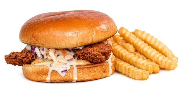 Texan Chicken Burger Box Lunch