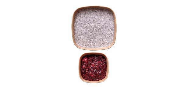 Red Fruit Chia Pudding