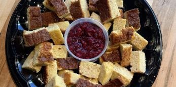 Sweet Corn Honey-Cake Tray