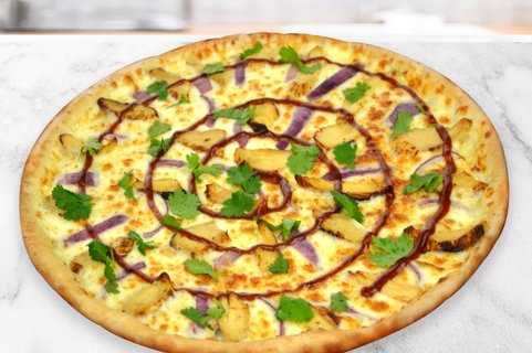 BBQ Chicken Thin Crust Pizza