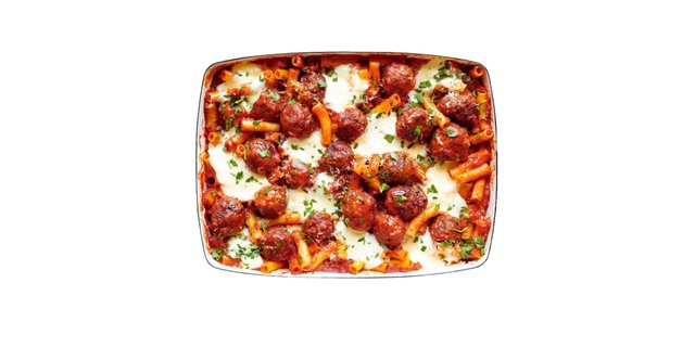 Pasta W/ Meatballs Tray