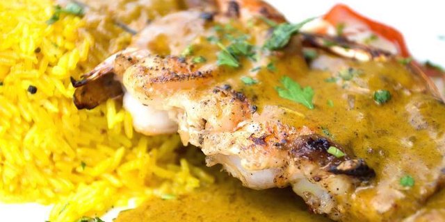 Grilled Shrimp Basquaise