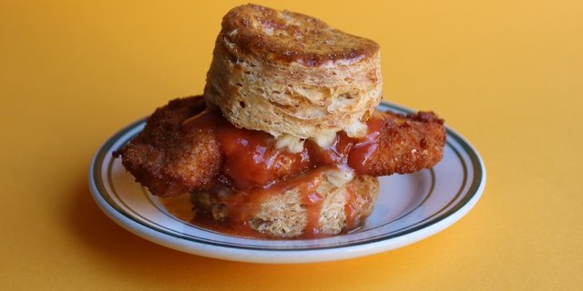 Build-Your-Own Chicken Biscuit Sandwich