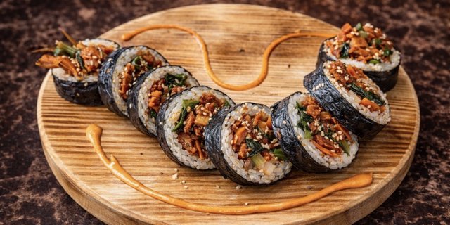 Spicy Pork Kimbop