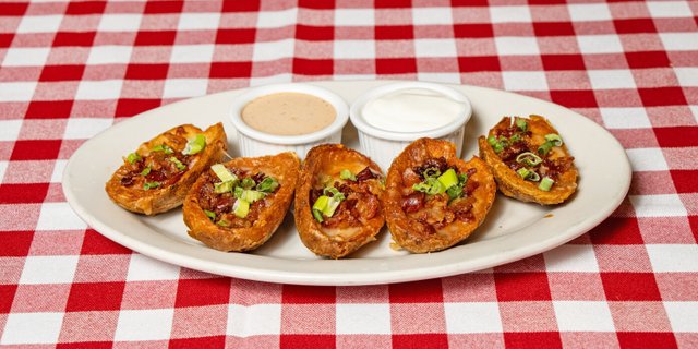 Twice Baked Potato Skins