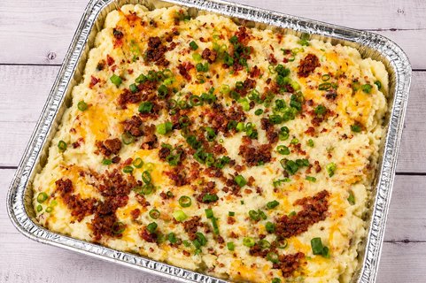 Loaded Garlic Mashed Potatoes