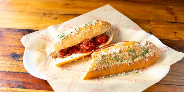 Meatball Parmigiana Sub