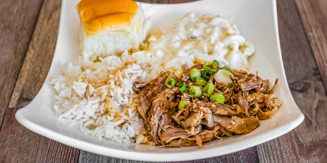 Spicy Kalua Pork Plate