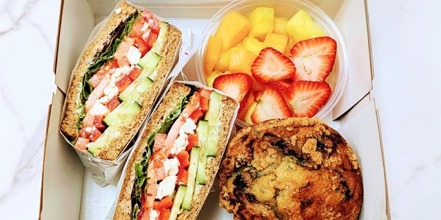 Spring Veggie Sandwich Boxed Lunch