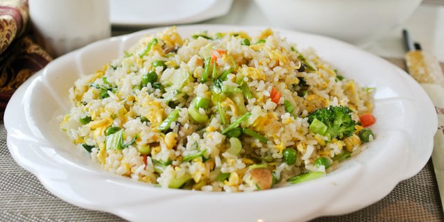 Vegetable Fried Rice Tray