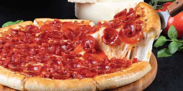 Stuffed Crust Pepperoni Trio Pizza