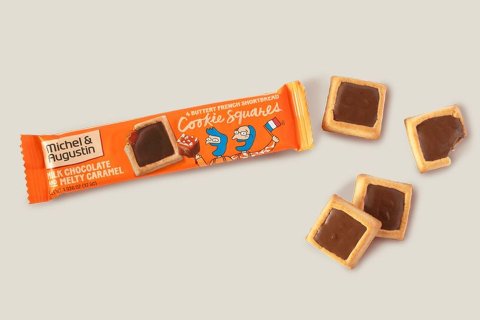 Michel & Augustin Milk Chocolate Caramel Cookie Squares