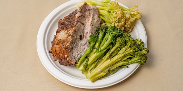 Rotisserie Pork Loin 2-Side Combo