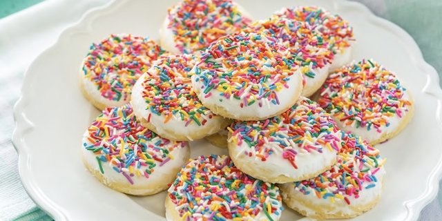 Rainbow Sprinkle Cookies
