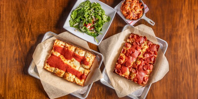 2 Pizzas, Pasta & Salad Package