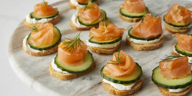 Smoked Salmon Coins