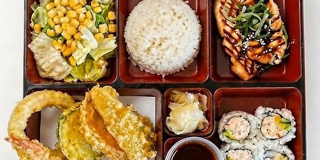 Salmon Bento Box