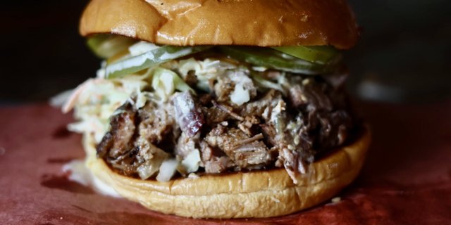 Chopped Brisket Sandwich