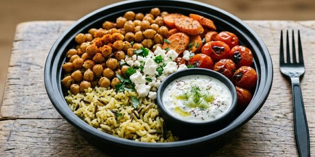 Vegetarian Mediterranean Power Bowl