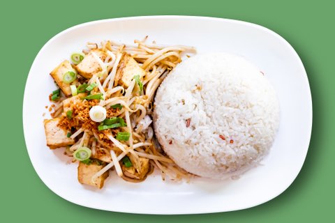 Bean Sprout Stir-Fry & Rice (Pan)