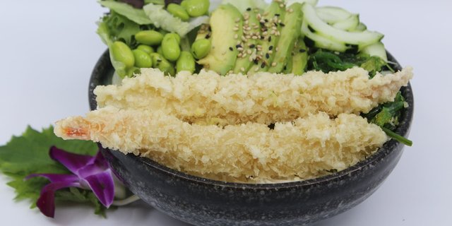 Tempura Shrimp Poke Bowl
