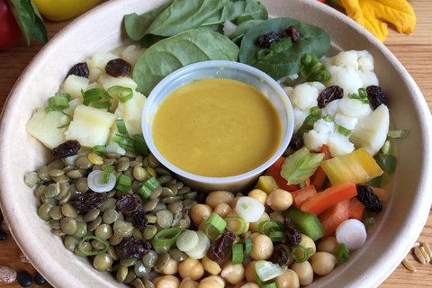 Vegan Curry Grain Bowl