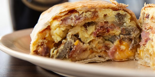 All Meat Breakfast Burrito