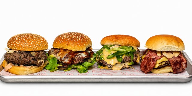 Assorted Halal Wagyu Beef Burger Tray
