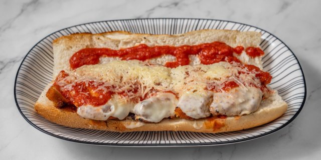 Chicken Cutlet Parmigiana Sandwich