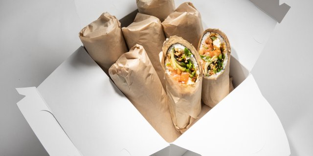5 Pack Burrito Box