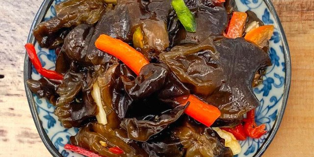 Woodear Mushroom Salad