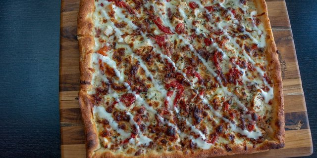 Chicken Bacon Ranch Pizza