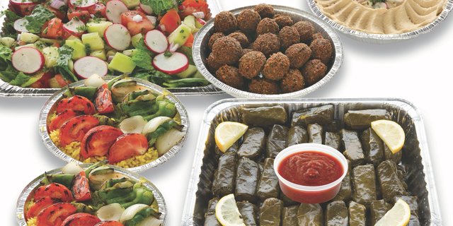 Gluten-Free Vegan Kabob & Grape Leaves Package